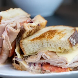 Turkey club sandwich with cheese and tomato – The Skillet NJ