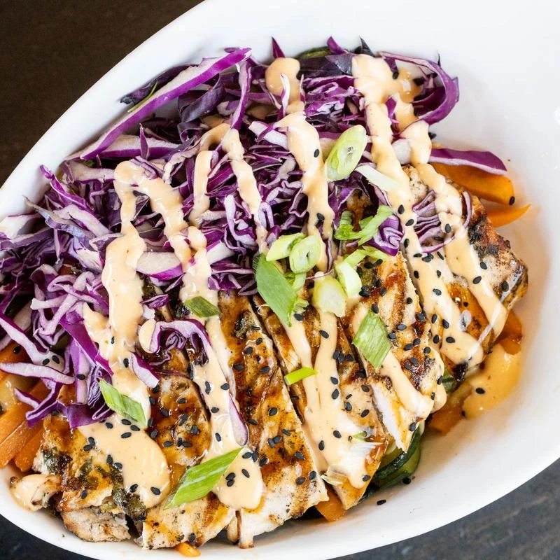 Sesame Chicken Zoodle Bowl