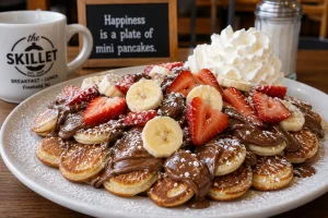 Mini Dutch Pancakes with Nutella at The Skillet NJ in Freehold